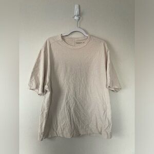 Abercrombie & Fitch Cream T-Shirt (XL)